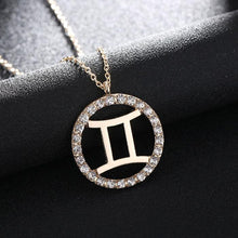 Load image into Gallery viewer, Zodiac Necklace Gold