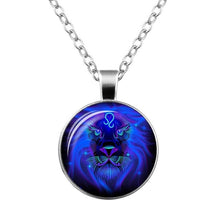 Load image into Gallery viewer, Women Necklace Galaxy 12 Zodiac Sign Horoscope