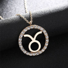 Load image into Gallery viewer, Zodiac Necklace Gold