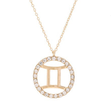 Load image into Gallery viewer, Zodiac Necklace Gold