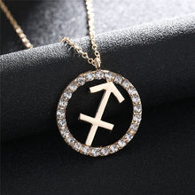 Load image into Gallery viewer, Zodiac Necklace Gold