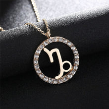 Load image into Gallery viewer, Zodiac Necklace Gold