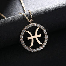 Load image into Gallery viewer, Zodiac Necklace Gold